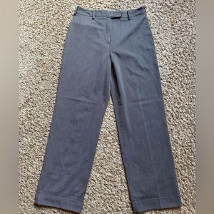 Women’s Larry Levine Black/White Striped Dress Pants; Size 6